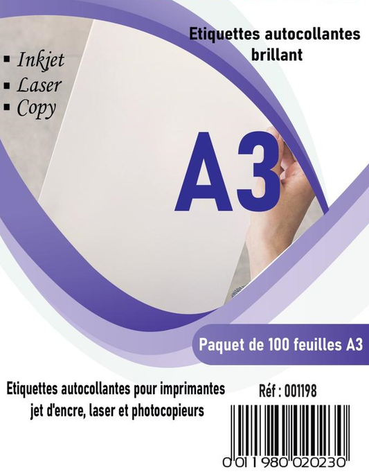 Papier Adhésif A3 ADESTOR