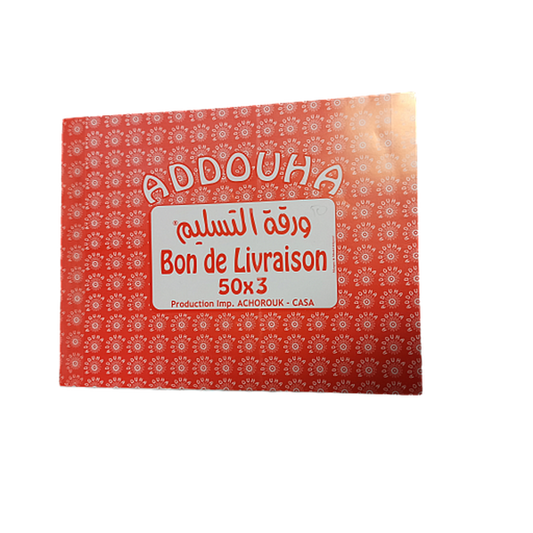 Bon de Livraison 3 Souches ADDOUHA