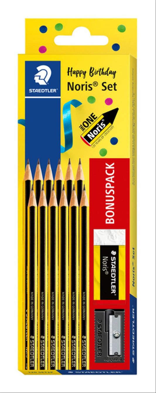 Crayon Noris STAEDTLER + Gomme + Taille Crayon