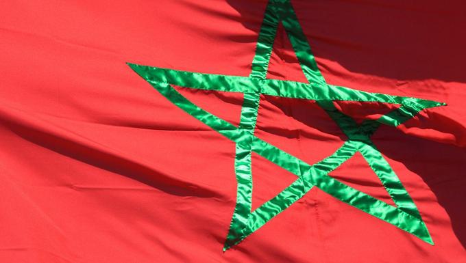 Drapeau du Maroc 150x200cm En Tissu et Sans Support