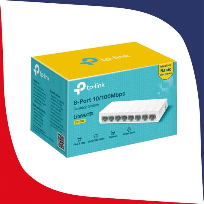 Switch TP-LINK de bureau 8 ports 10/100 Mbps